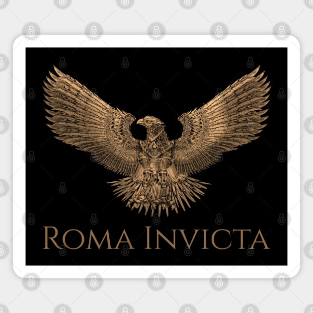 Ancient Rome Steampunk Legionary Eagle - SPQR Roma Invicta Magnet by Styr Designs